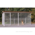 2.29m x3.96mx1.83m height Galvanised Metal Dog Run Kennel